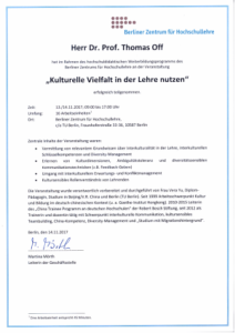 Kulturelle Vielfatlt in der Lehre nutzen