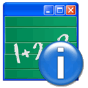 Icon eines Tests mit Informationssymbol